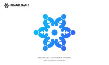 Jakarta Birlik Logosu. Birlik ve Jakarta 'yı sembolize eden ince bir Monas anıtı olan ortak bir figür logosu. Toplum veya şehirle ilgili kuruluşlar için ideal.