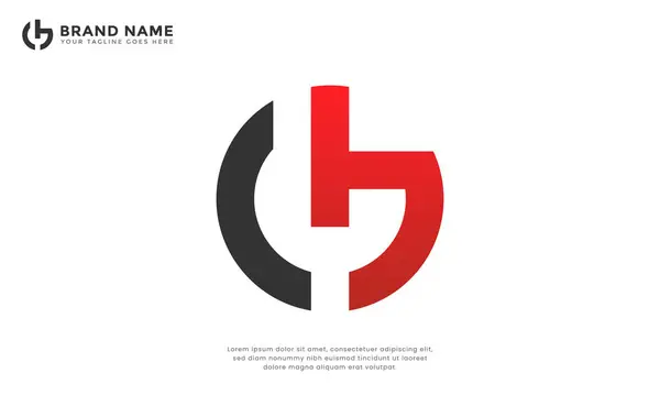 Harf CB Circle Logosu. C ve B harflerinin yer aldığı harf işaretleri siyah ve kırmızı ile birleşik daire şeklinde. CB ya da BC harfleriyle modern ve unutulmaz bir görsel kimlik arayan işletmeler için uygundur..