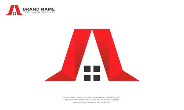 Apex Home Harfi A logosu. Modern logo A harfiyle çatı şeklini birleştiriyor. Gayrimenkul, mimari ya da ev ile ilgili işletmeler için mükemmel. A harfiyle başlıyor..