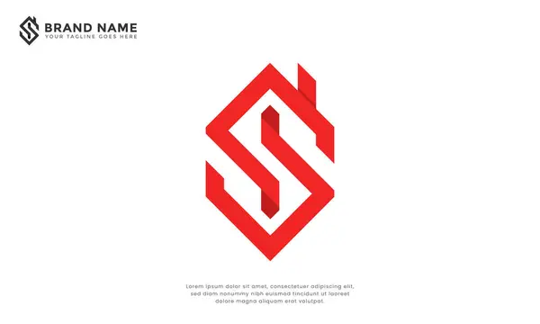S harfi ev logosu. Modern logo S harfiyle çatı evini birleştiriyor. İnşaat, evler, gayrimenkul, bina, mülk vs. için mükemmel.