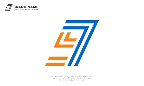 97,79 numaralı logo. Modern logo 9 ve 7 numaralı monogram biçiminde birleşiyor..