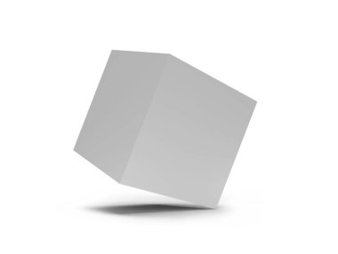 Karton Kutu Paketleme 3B Görüntü İzole Arkaplan Sahnesi