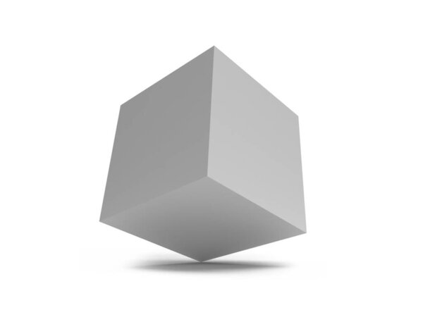 Картонная коробка Упаковка 3D иллюстрации Сцена макета на изолированном фоне