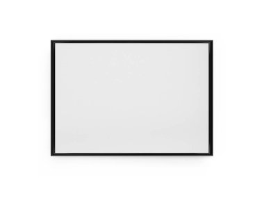 Peyzaj Posteri Çerçevesi 3 Boyutlu Görüntü İzole Arkaplan Sahnesi