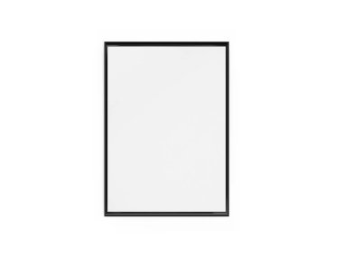 Portre Posteri Çerçevesi 3 boyutlu Görüntü İzole Arkaplan Sahnesi