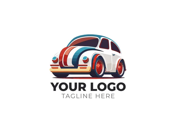 Sleek Car Automotive Logo Vector Design — 스톡 벡터