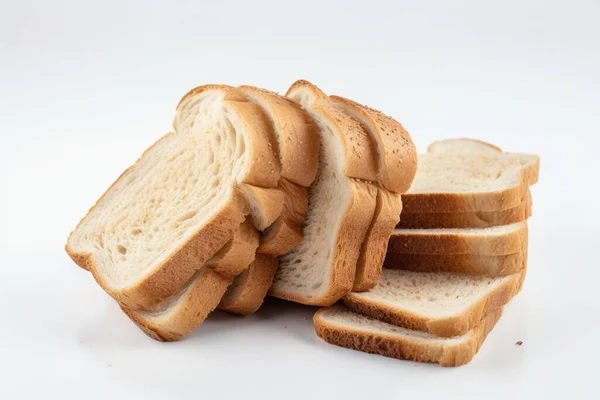 Smaklig Skivad Bröd Kulinariska Dish Illustration Skapad Med Generativ — Stockfoto