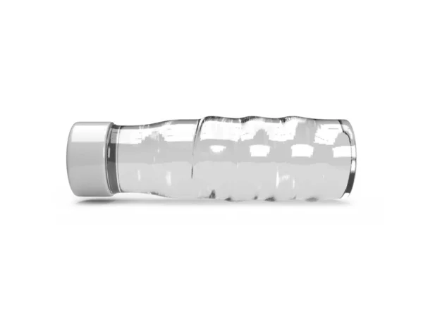 Прозора Скляна Пляшка Ketchup Ілюстрація Макет Сцени Ізольованому Тлі — стокове фото