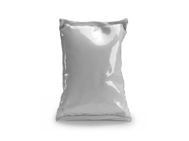 Gerçekçi Çip Atıştırma Paketleme 3 boyutlu Görüntü İzole Arkaplan Sahnesi