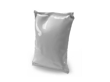 Gerçekçi Çip Atıştırma Paketleme 3 boyutlu Görüntü İzole Arkaplan Sahnesi