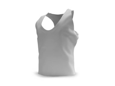 Tanktop 3D Görüntü İzole Beyaz Arkaplan Sahnesi