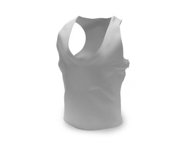Tanktop 3D Görüntü İzole Beyaz Arkaplan Sahnesi