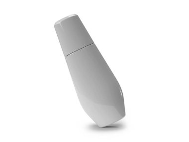 Boş Kozmetik Şişe 3B Görüntü İzole Arkaplan Sahnesi