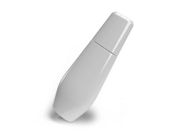 Boş Kozmetik Şişe 3B Görüntü İzole Arkaplan Sahnesi