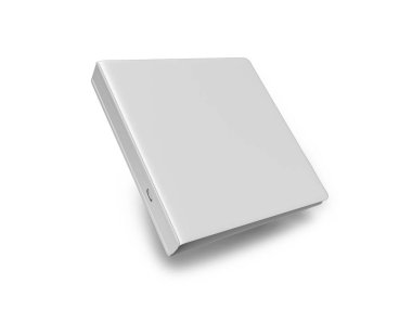 İzole Arkaplan Üzerine Belge Dosyası 3B Görüntü Uygulaması