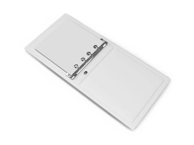 İzole edilmiş Beyaz Arkaplan Üzerine 3 boyutlu Görüntü Aç