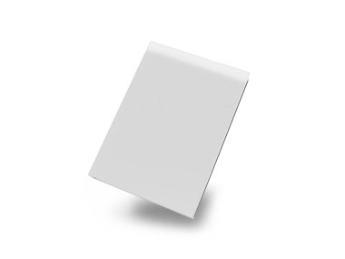 Kitap Kapağı 3D Görüntü İzole Arkaplan Sahnesi