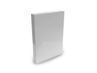 Kitap Kapağı 3D Görüntü İzole Arkaplan Sahnesi