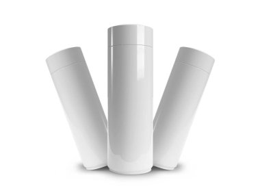 Tumbler 3D Görüntü İzole Beyaz Arkaplan Sahnesi