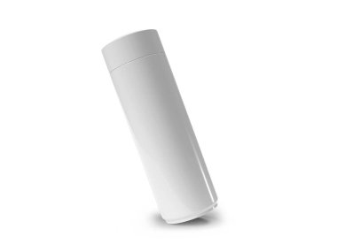 Tumbler 3D Görüntü İzole Beyaz Arkaplan Sahnesi