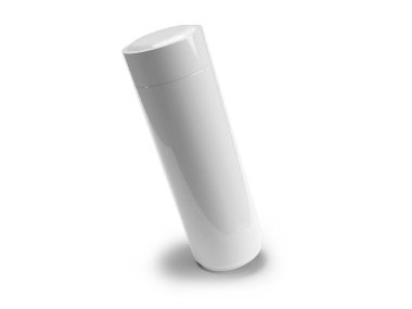 Tumbler 3D Görüntü İzole Beyaz Arkaplan Sahnesi