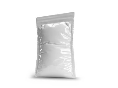 Süpürge Torbası 3B Görüntü İzole Arkaplan Sahnesi