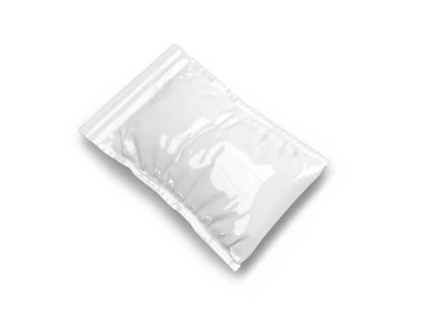 Süpürge Torbası 3B Görüntü İzole Arkaplan Sahnesi