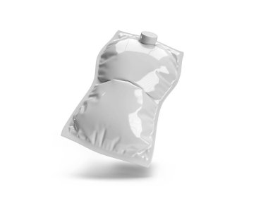 Spout Poşet 3D Görüntü İzole Arkaplan Sahnesi