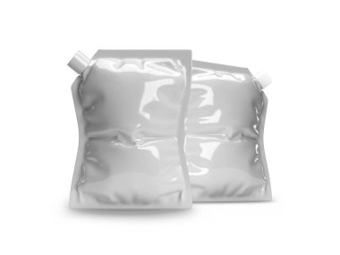 Spout Poşet 3D Görüntü İzole Arkaplan Sahnesi