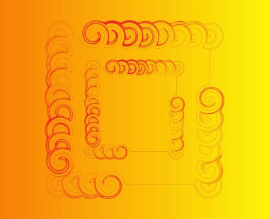 Bir spiral ile soyut arkaplan