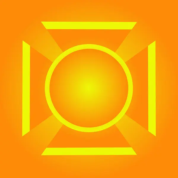 sun vector icon. flat design style.