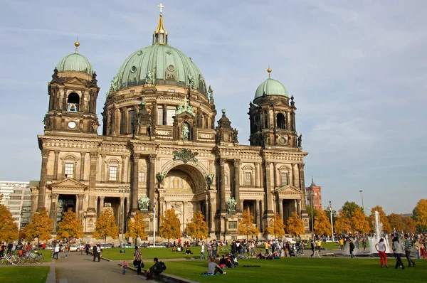 Berlino Germania Chiesa Cattedrale Berlino Situata Sull Isola Dei Musei — Foto Stock