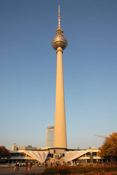 Berlin, Germany: Berliner Fernsehturm. The Television Tower in central Berlin.