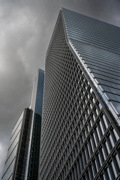 London Looking 100 Bishopsgate Tall Skyscraper City London Heron Tower — Stock Photo, Image