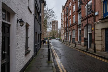 Bermondsey, Londra, İngiltere: Tyers Gate, Londra 'nın Southwark ilçesindeki Bermondsey Caddesi' nden küçük bir yol..