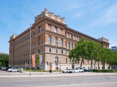 Viyana, Avusturya - Haziran 2022: Viyana Güzel Sanatlar Akademisi (Akademie der bildenden Kunste Wien)