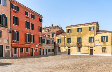 Campo de L 'deki eski bina Venedik, İtalya' daki Anzolo Rafael.