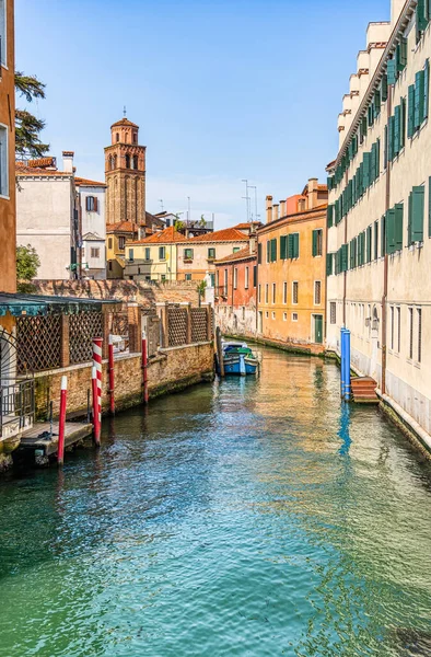 Dar Kanallarıyla Venedik Ten Resim Manzarası — Stok fotoğraf