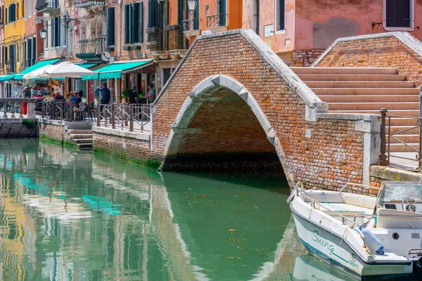 Venecia Italia Mayo 2023 Escena Idílica Venecia Con Puentes Piedra — Foto de Stock