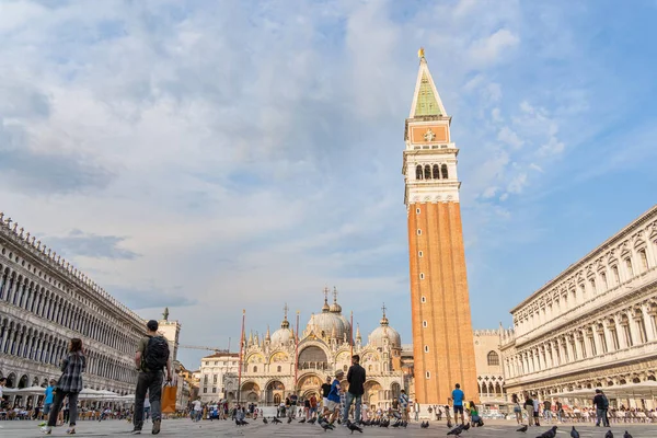 stock image Venice, Italy - May 29 2023: View from St. Mark's Square, the main tourist attraction in Venice