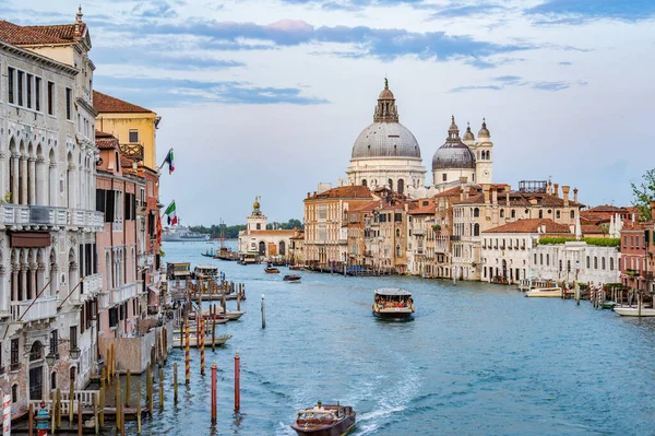 Venecia Italia Mayo 2023 Vista Del Gran Canal Con Basílica — Foto de Stock
