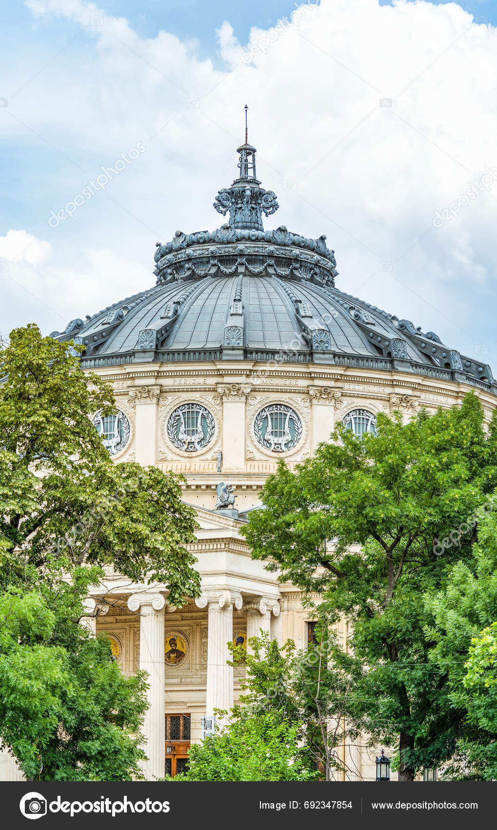 Bucharest Romania June 2023 View Romanian Athenaeum Ateneul Roman