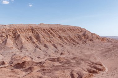 Atacama Çölü 'ndeki Rocky manzara dağları Luna Vadisi, And Dağları, Şili.