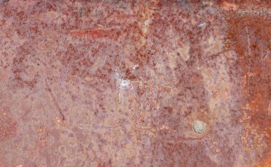 Grunge paslanmış metal doku, pas ve oksitlenmiş metal arka plan. Eski metal panel.