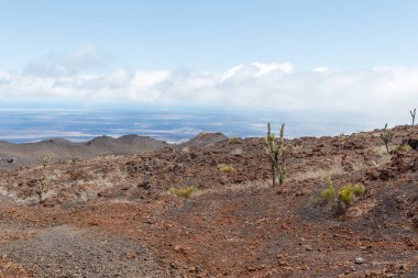 Chico 'nun renkli vadileri, Isabela Adası Galapagos Ekvador