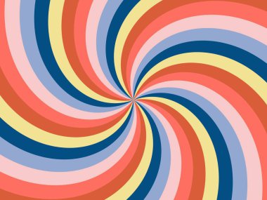 Renkli psikedellik güneş patlaması, yıldız patlaması ya da güneş ışığı girdabı.