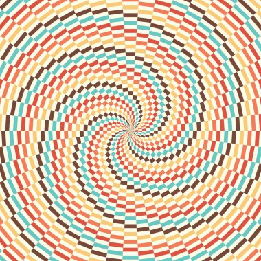 Rengarenk kıvrımlar, yaz ve karnaval arkaplanı.