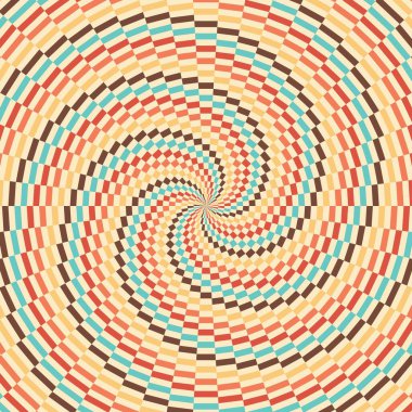 Rengarenk kıvrımlar, yaz ve karnaval arkaplanı.