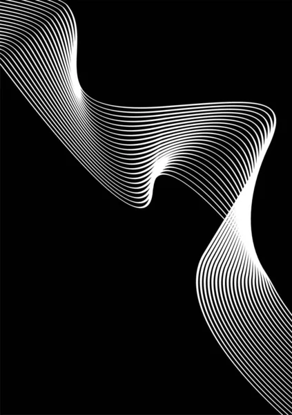 abstract wave lines art background
