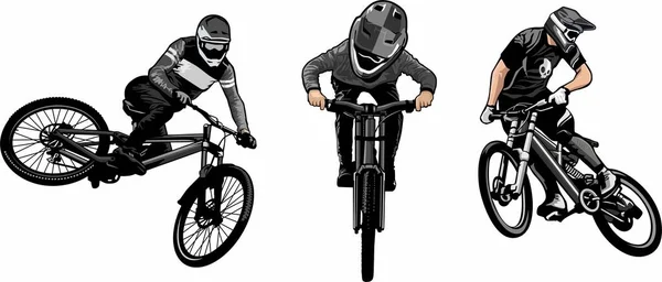 Вектор Логотипа Горного Велосипеда — стоковый вектор